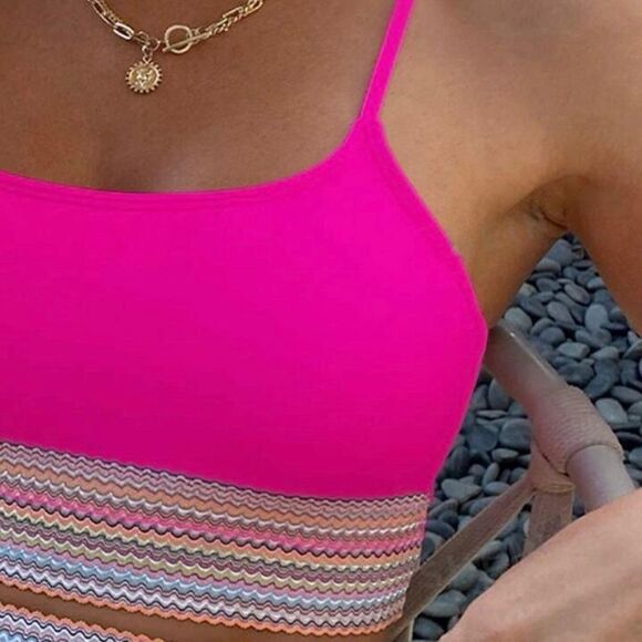 Tankini Two Piece Bikini Set - Picture 5 of 10